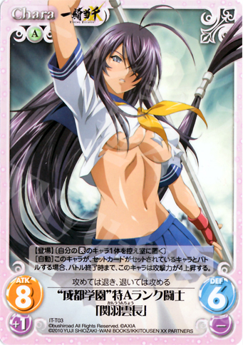 T “成都学園”特Aランク闘士「関羽雲長」 | 販売 | 一騎当千 1.00 | ChaosTCG｜カオス