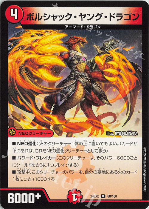 U ボルシャック・ヤング・ドラゴン | 販売 | [DM24-EX2] 天下夢双!!デュエキングDreaM 2024 | デュエルマスターズ
