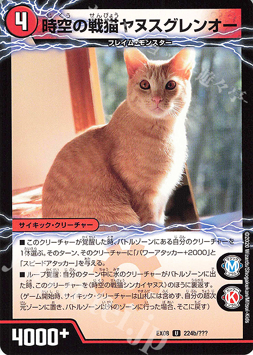 U 時空の戦猫シンカイヤヌス｜時空の戦猫ヤヌスグレンオー | 買取 | [DMEX-08] 謎のブラックボックスパック | デュエルマスターズ