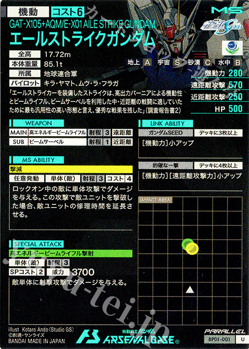 エールストライクガンダム、ガンダム、ガンダムエアリアル、パラレル3枚セット 2025年最新】エールストライクガンダム パラレルの人気アイテム