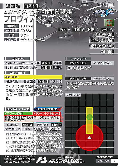 SEC プロヴィデンスガンダム（パラレル） 販売 | 機動戦士ガンダムSEED