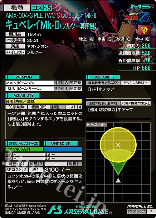 P キュベレイMk-II（プルツー専用機）（パラレル） 販売 | FORSQUAD