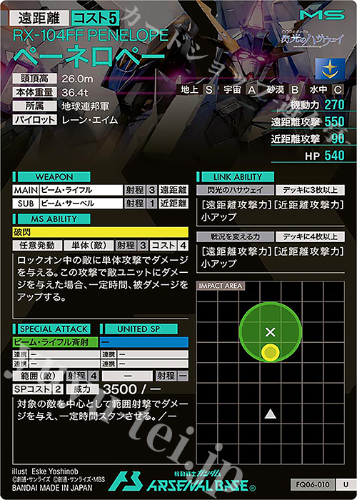 U ペーネロペー 販売 | FORSQUAD SEASON:06 | 機動戦士ガンダム