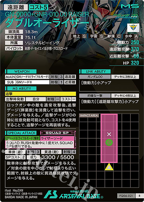 R ダブルオーライザー 販売 | FORSQUAD SEASON:06 | 機動戦士ガンダム