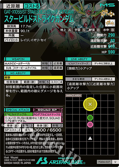 U スタービルドストライクガンダム 販売 | FORSQUAD SEASON:06 | 機動