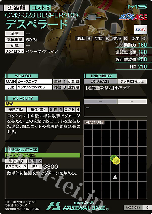 C デスペラード 販売 | LINXTAGE SEASON:02 | 機動戦士ガンダム