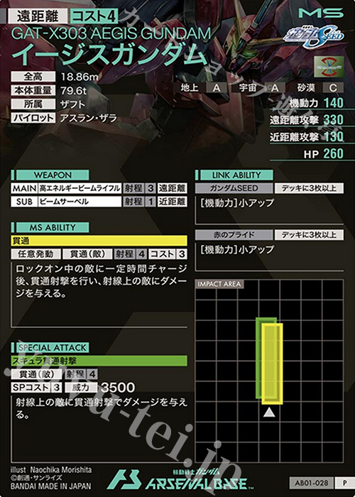 最安値 赤白 必須 イージスガンダム パラレル 4枚セット ガンダム