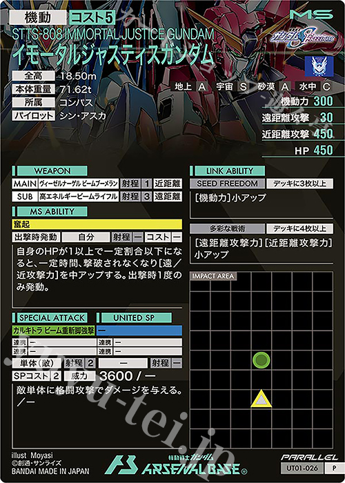 【バラ売り可】フリーダム　ジャスティス　パラレル　セット ホビーステーションシングル通販店 / ジャスティスガンダム