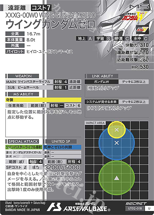 SEC ウイングガンダムゼロ（パラレル） 販売 | UNITRIBE SEASON