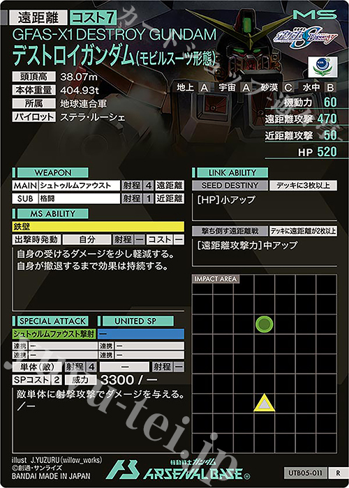 R デストロイガンダム（モビルスーツ形態） 販売 | UNITRIBE SEASON:05
