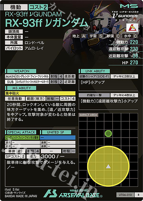 R RX-93ff νガンダム 販売 | UNITRIBE SEASON:06 | 機動戦士ガンダム