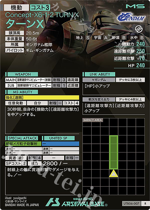 R ターンX 販売 | UNITRIBE SEASON:06 | 機動戦士ガンダム