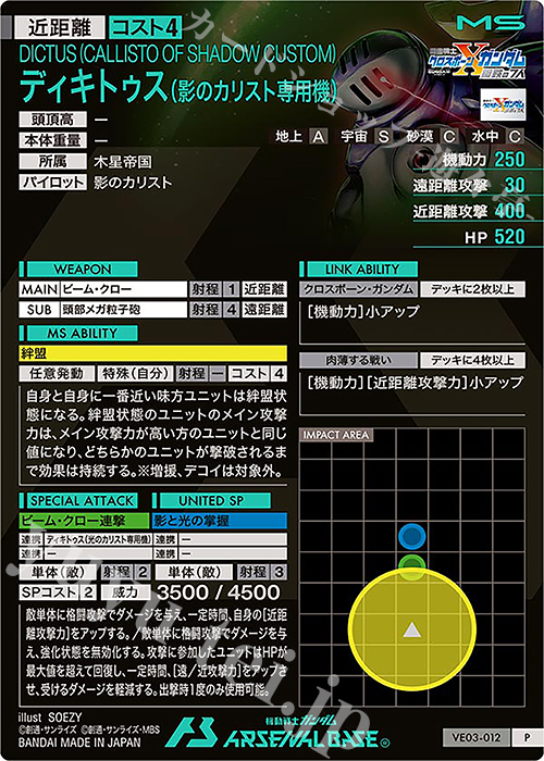 P ディキトゥス（影のカリスト専用機） 販売 | WAVECHOES SEASON:03
