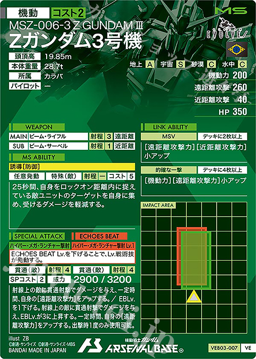 VE Zガンダム3号機（パラレル） 販売 | WAVECHOES SEASON:03 | 機動