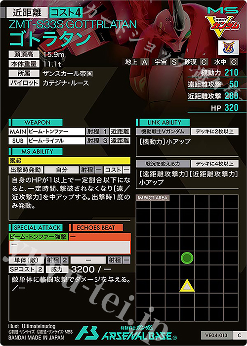 C ゴトラタン 販売 | WAVECHOES SEASON:04 | 機動戦士ガンダム