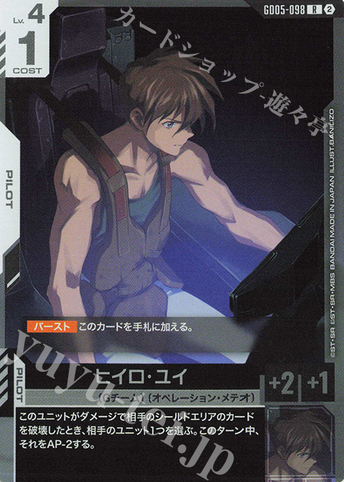 傷】 R ヒイロ・ユイ 販売 | Freedom Ascension [GD05] | ガンダム