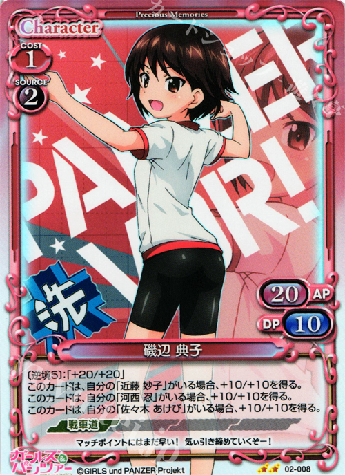 P-UC 磯辺 典子 | 販売 | ガールズ＆パンツァー SP | プレシャスメモリーズ