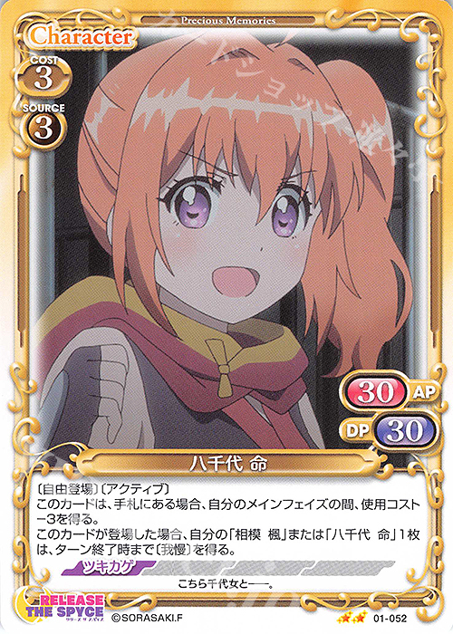 N 八千代 命 | 販売 | RELEASE THE SPYCE | プレシャスメモリーズ