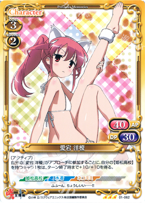 【傷】 R 愛宕 洋榎 | 販売 | 咲 -Saki- 全国編 1.0 | プレシャスメモリーズ