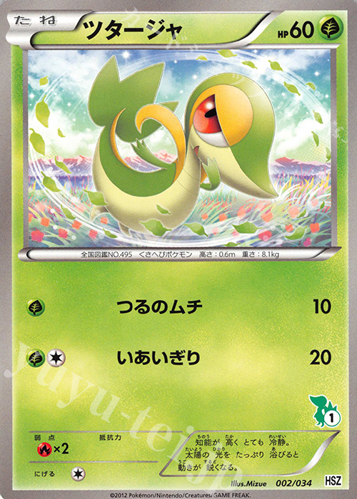 TD ツタージャ(ツタージャ) | 買取 | [HSZ] はじめてセット 全国図鑑版 | ポケモンカードゲーム