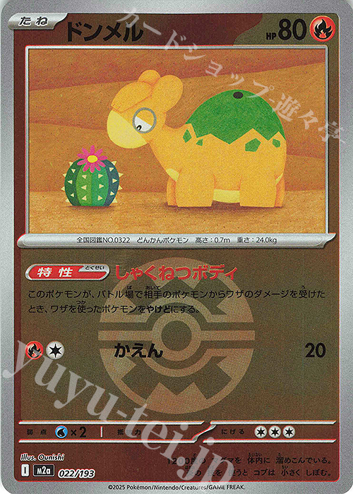 - ドンメル(ボール柄/ミラー仕様) | 販売 | [M2a] ハイクラスパック MEGAドリームex | ポケモンカードゲーム