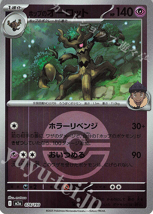 - ホップのオーロット(ボール柄/ミラー仕様) | 販売 | [M2a] ハイクラスパック MEGAドリームex | ポケモンカードゲーム