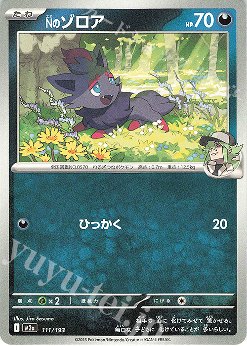 - Nのゾロア | 販売 | [M2a] ハイクラスパック MEGAドリームex | ポケモンカードゲーム