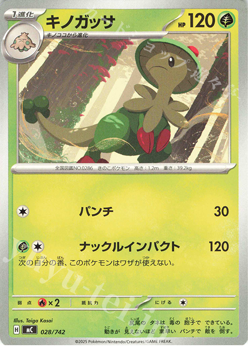 TD キノガッサ | 販売 | [MC] スタートデッキ100 バトルコレクション | ポケモンカードゲーム