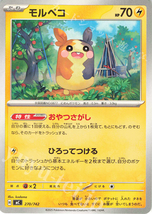 TD モルペコ(ノーマル仕様) | 買取 | [MC] スタートデッキ100 バトルコレクション | ポケモンカードゲーム