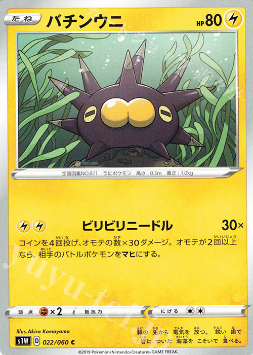C バチンウニ | 販売 | [S1W] 拡張パック ソード | ポケモンカードゲーム