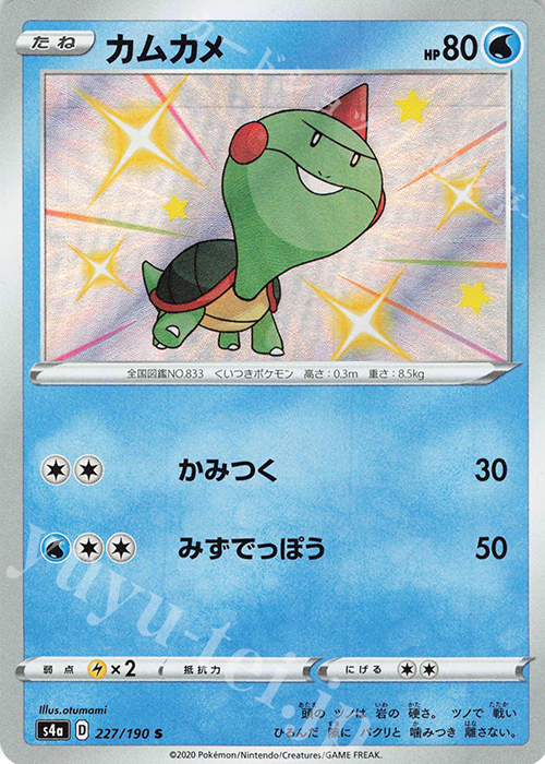 S カムカメ | 販売 | [S4a] ハイクラスパック シャイニースターV | ポケモンカードゲーム