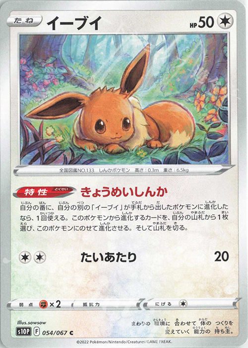 C イーブイ | 販売 | [S10P] 拡張パック スペースジャグラー | ポケモンカードゲーム