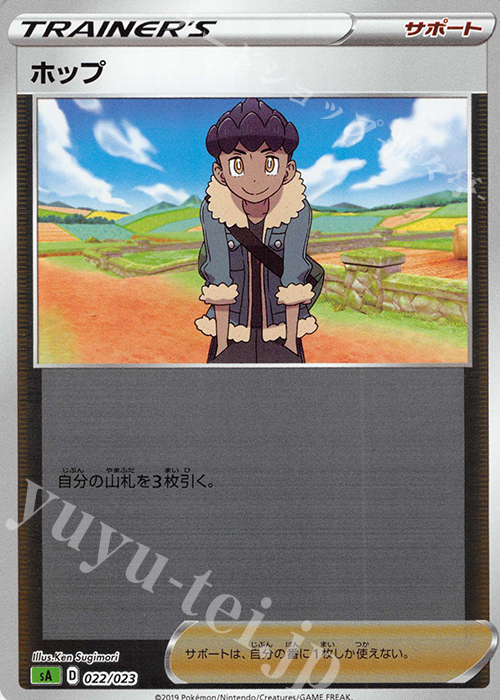 S-TD ホップ(ミラー仕様) | 販売 | [SA] スターターセットV 草 | ポケモンカードゲーム