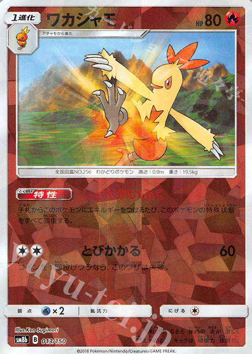 - ワカシャモ(キラ) | 買取 | [SM8b] ハイクラスパック GXウルトラシャイニー | ポケモンカードゲーム
