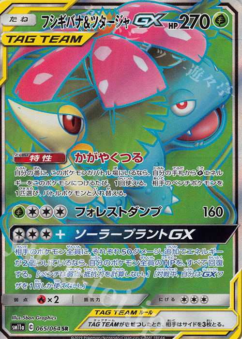 SR フシギバナ＆ツタージャGX | 販売 | [SM11a] 強化拡張パック リミックスバウト | ポケモンカードゲーム