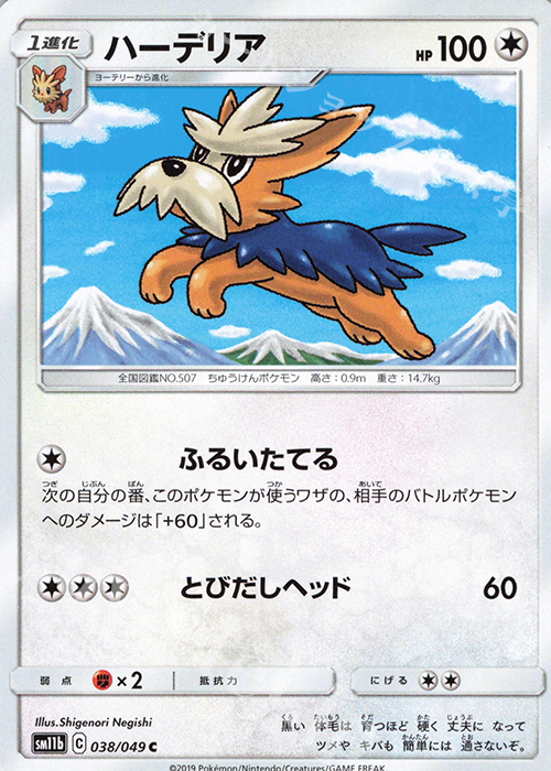 C ハーデリア | 販売 | [SM11b] 強化拡張パック ドリームリーグ | ポケモンカードゲーム