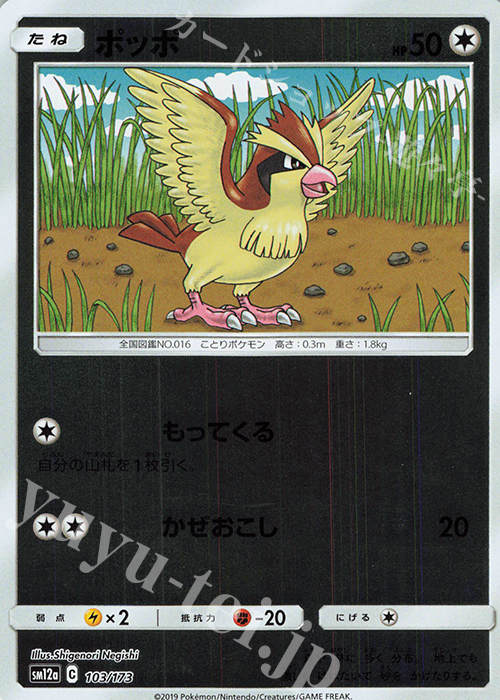 - ポッポ(キラ) | 買取 | [SM12a] ハイクラスパック TAG TEAM GX タッグオールスターズ | ポケモンカードゲーム