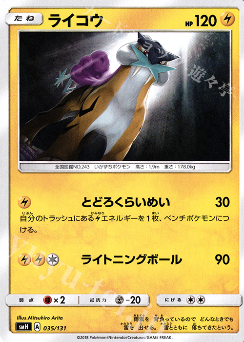 TD ライコウ | 販売 | [SMH] GXスタートデッキ | ポケモンカードゲーム