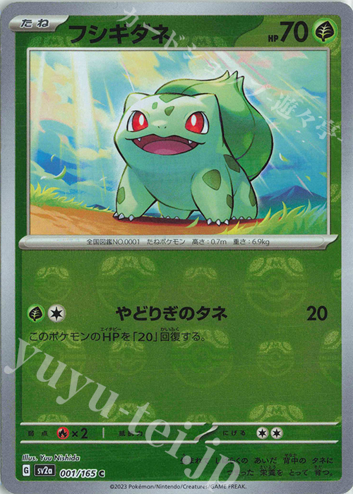 C フシギダネ(マスターボール柄/ミラー仕様) | 販売 | [SV2a] 強化拡張パック ポケモンカード151 | ポケモンカードゲーム