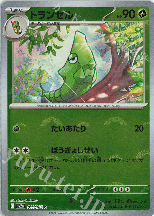 C トランセル(モンスターボール柄/ミラー仕様) | 販売 | [SV2a] 強化拡張パック ポケモンカード151 | ポケモンカードゲーム