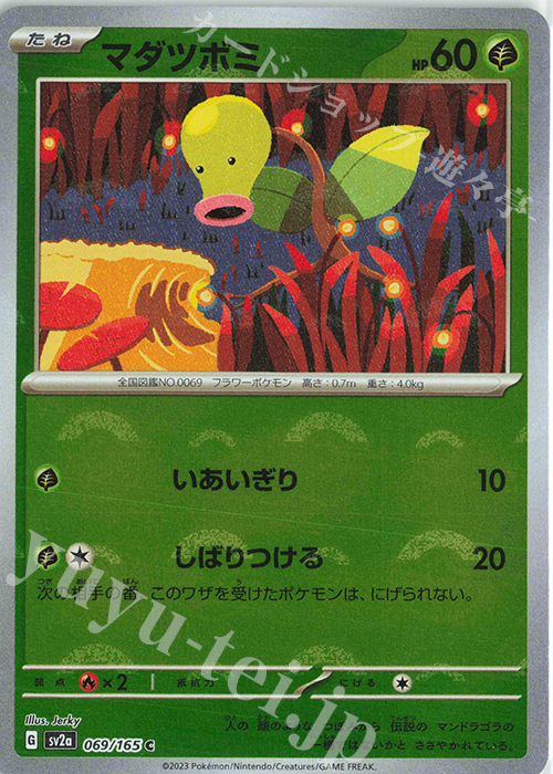 C マダツボミ(モンスターボール柄/ミラー仕様) | 販売 | [SV2a] 強化拡張パック ポケモンカード151 | ポケモンカードゲーム