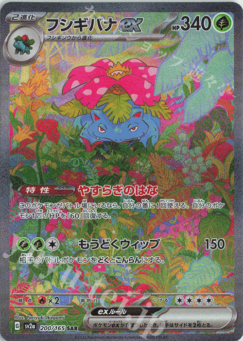 SAR フシギバナex | 販売 | [SV2a] 強化拡張パック ポケモンカード151 | ポケモンカードゲーム