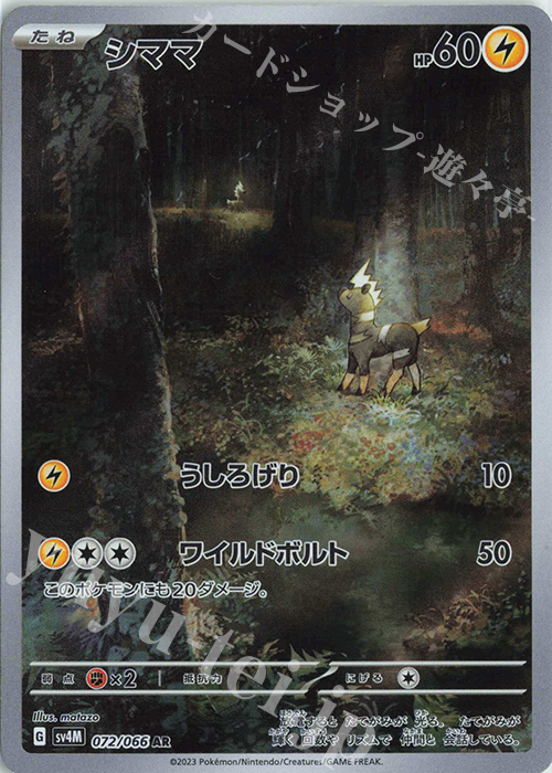 AR シママ | 販売 | [SV4M] 拡張パック 未来の一閃 | ポケモンカードゲーム