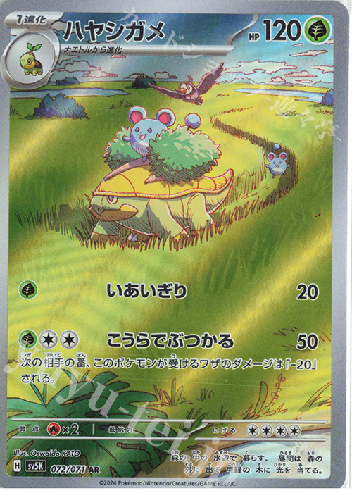 AR ハヤシガメ | 販売 | [SV5K] 拡張パック ワイルドフォース | ポケモンカードゲーム
