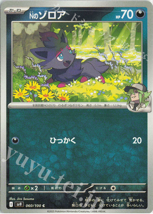 C Nのゾロア | 買取 | [SV9] 拡張パック バトルパートナーズ | ポケモンカードゲーム