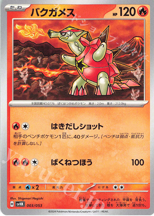 - バクガメス | 販売 | [SVHK] スターターデッキ＆ビルドセット 古代のコライドンex | ポケモンカードゲーム