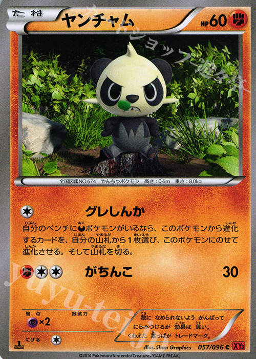 C ヤンチャム | 販売 | [XY3] ライジングフィスト | ポケモンカードゲーム