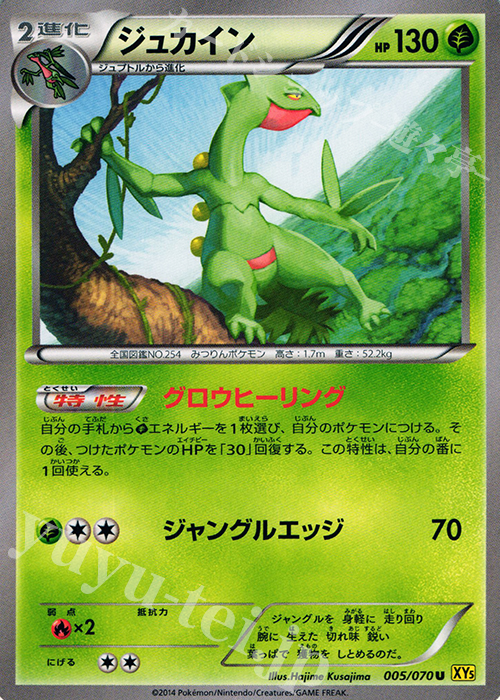 U ジュカイン | 販売 | [XY5] ガイアボルケーノ | ポケモンカードゲーム