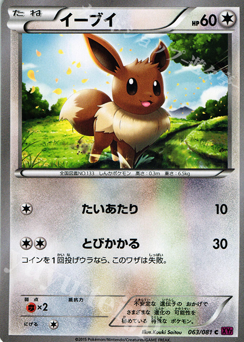 C イーブイ | 買取 | [XY7] バンデットリング | ポケモンカードゲーム