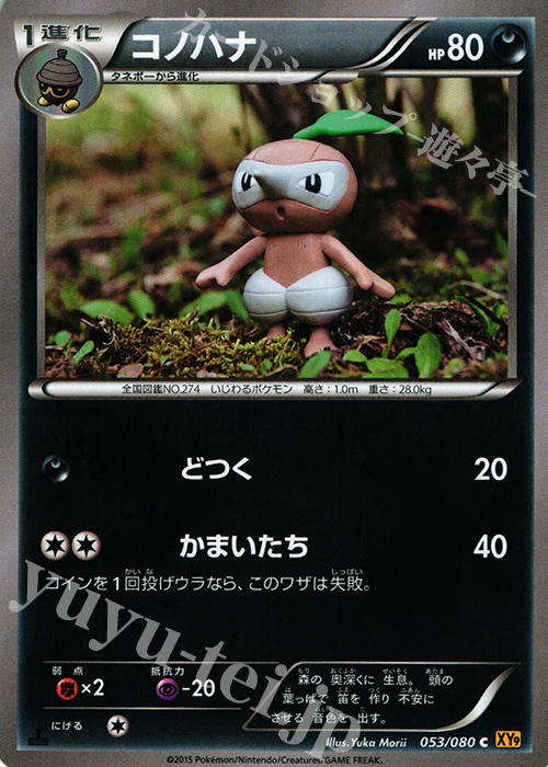 U コノハナ | 販売 | [XY9] 破天の怒り | ポケモンカードゲーム